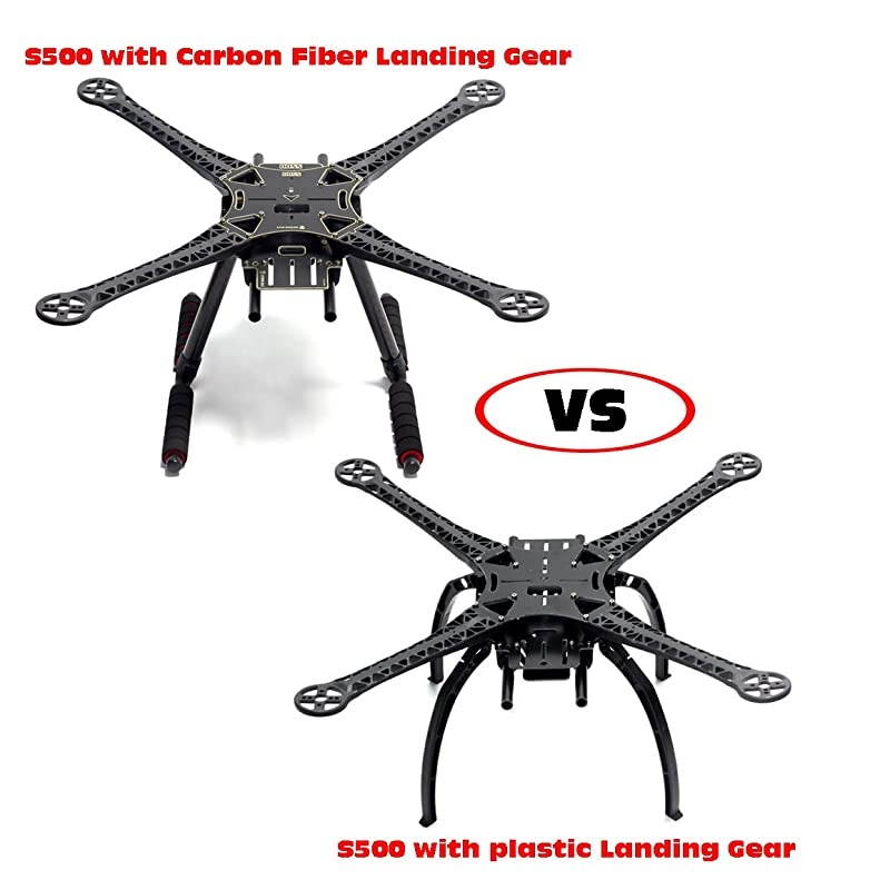 S500 Quadcopter Frame Stretch X FPV Drone Frame Kit PCB Version with Carbon Fiber Landing Gear