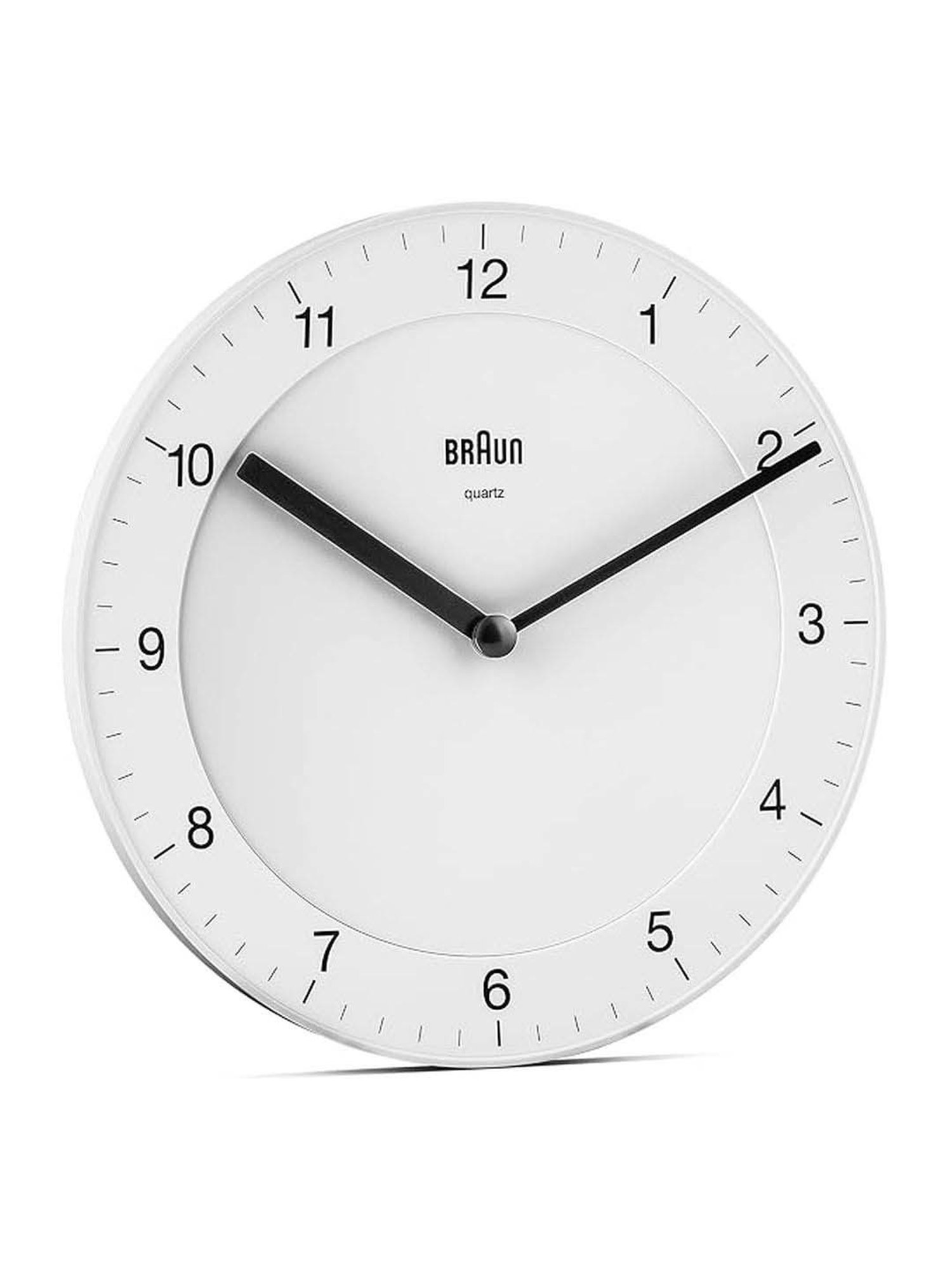 Braun White Classic Analog Wall Clock