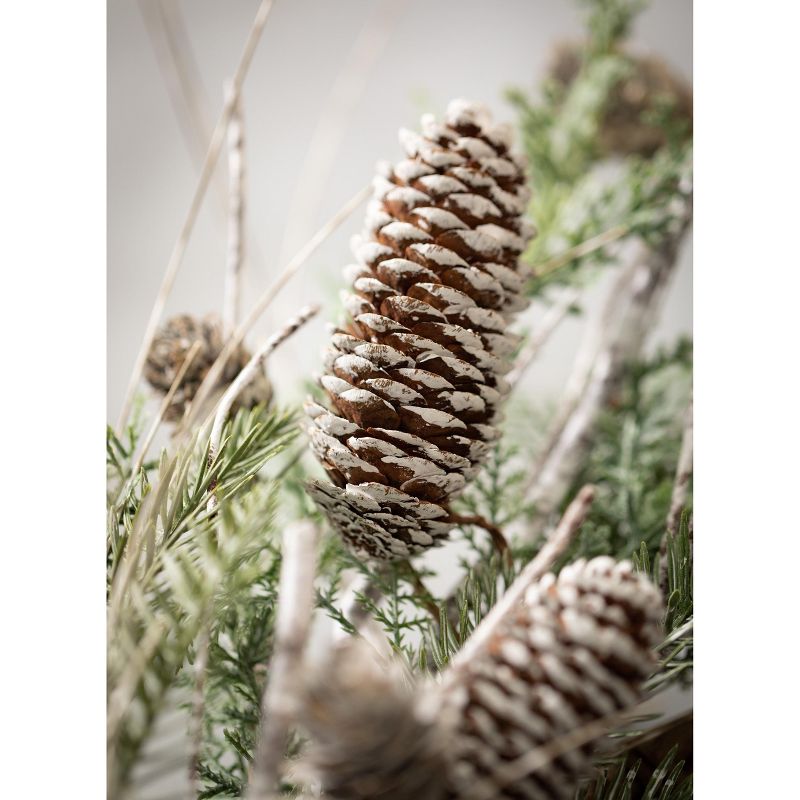 Sullivans Cedar & Pine Artificial Wreath 24"H Green