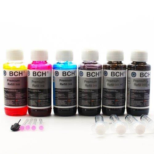 BCH Premium 600 ml (20oz) Bulk Refill Ink for H/P Printers