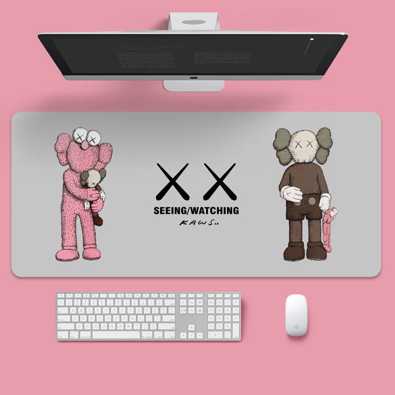 70*33cm Mouse Pads Simple Warm Office Table Computer Desk Keyboard Game Mouse Mat Wool Felt Mouse Pad Black Grey Blue