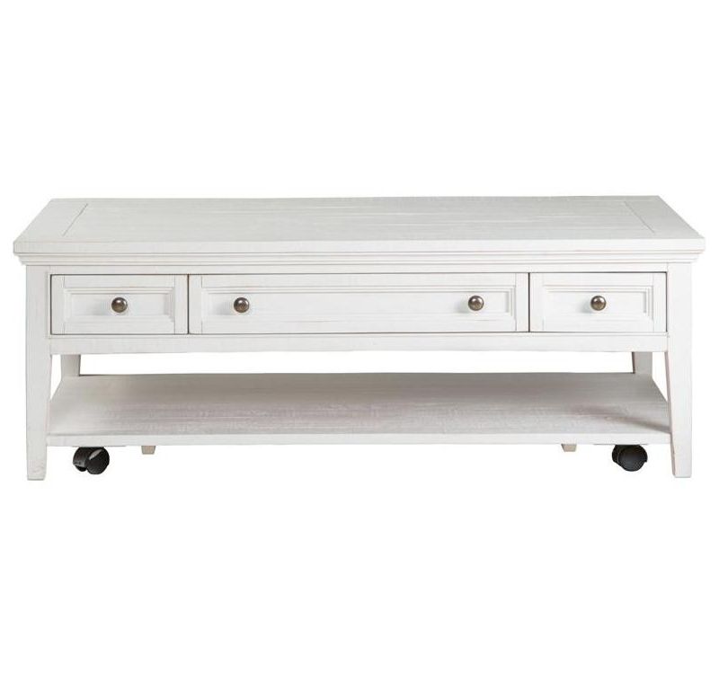 Magnussen T4400 Heron Cove Rectangular Cocktail Table w/Casters