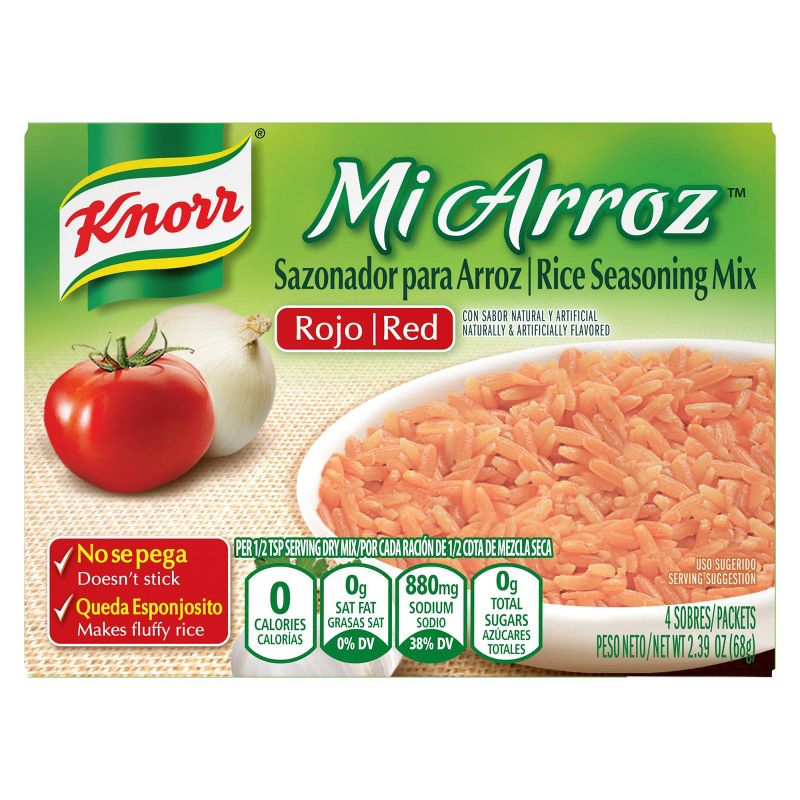 Knorr Mi Arroz Rice Seasoning Mix Red - 4ct