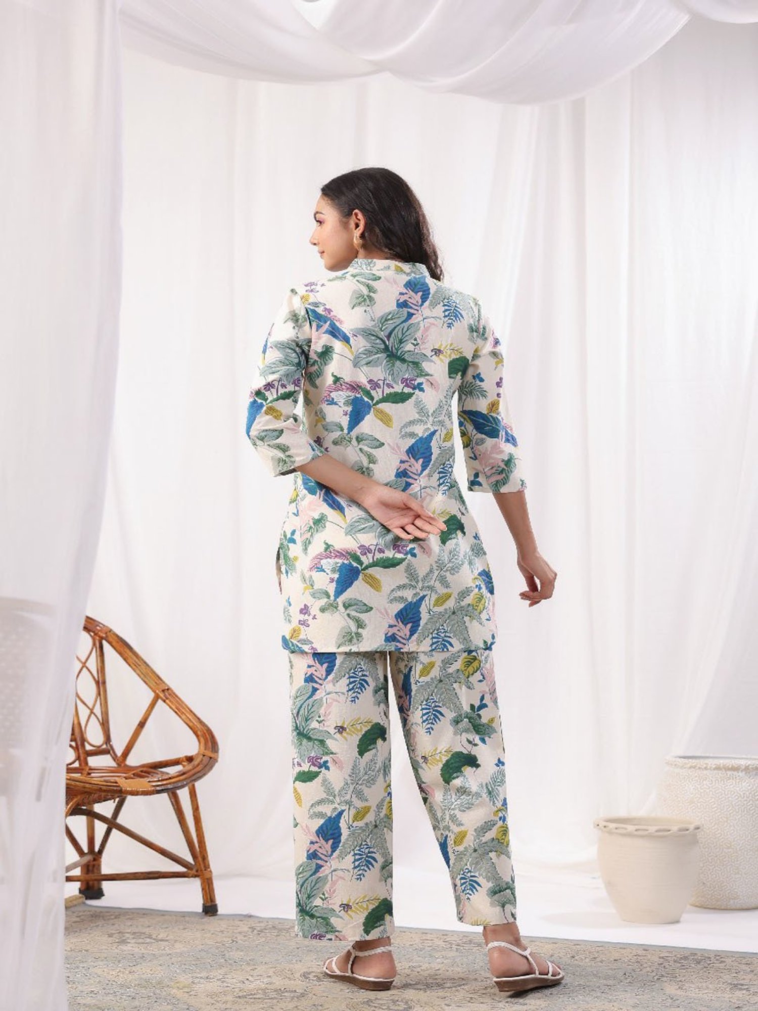 Autumnlane Freya Aquatic Cotton Co-Ord Set