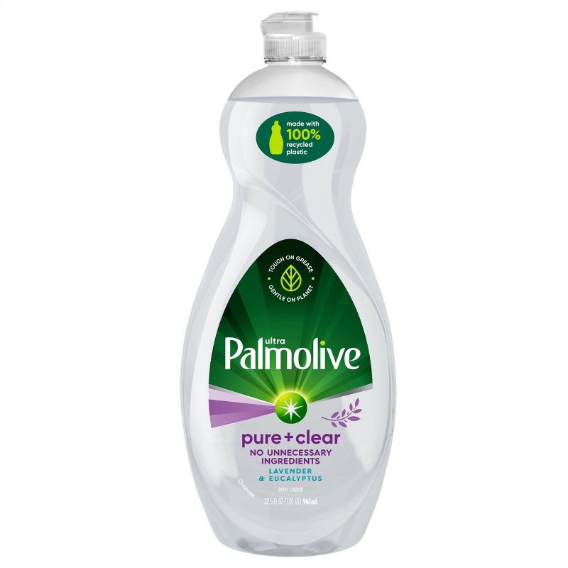 Palmolive Ultra Pure + Clear Liquid Dish Soap - Lavender and Eucalyptus - 32.5 fl oz