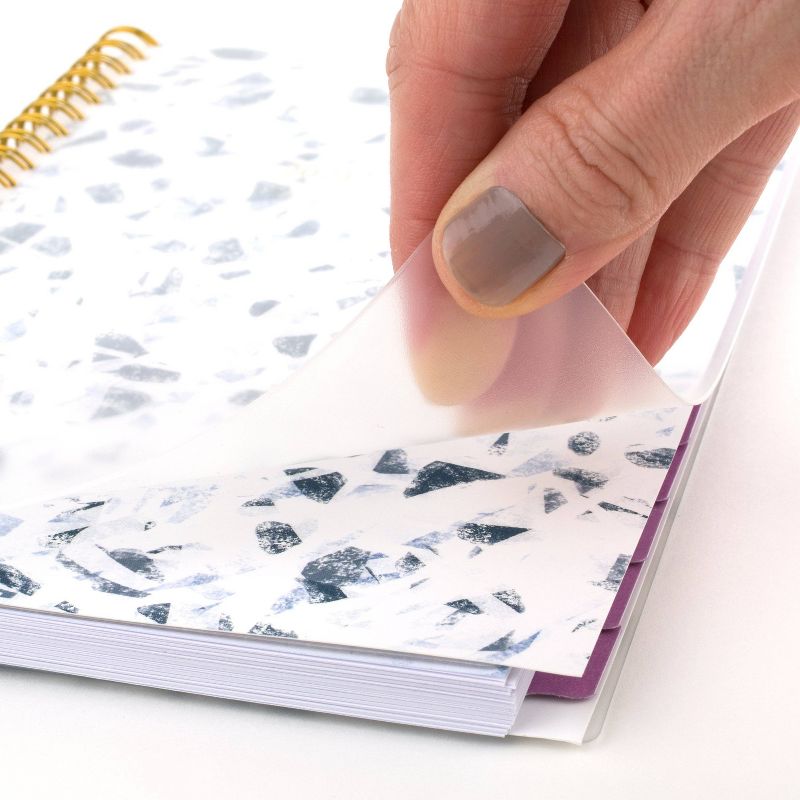 2021-22 Academic Planner 5.5" x 8.5" Plastic Weekly/Monthly Quarry Granite - Cambridge