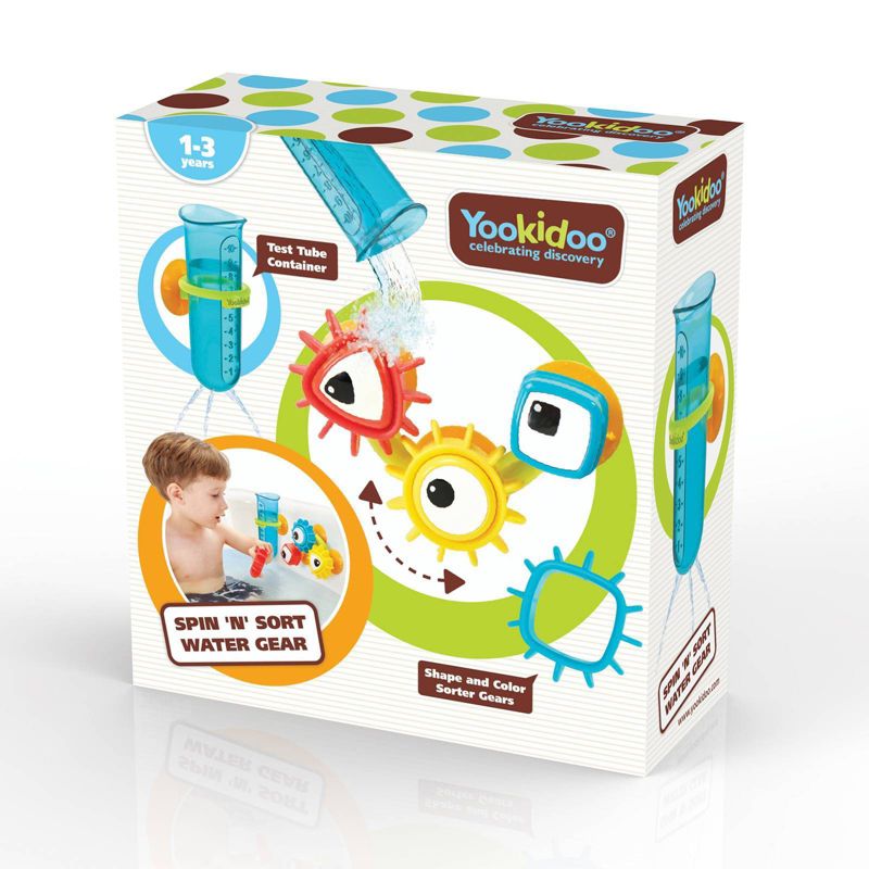 Yookidoo Spin 'N' Sort Water Gear Bath Toy