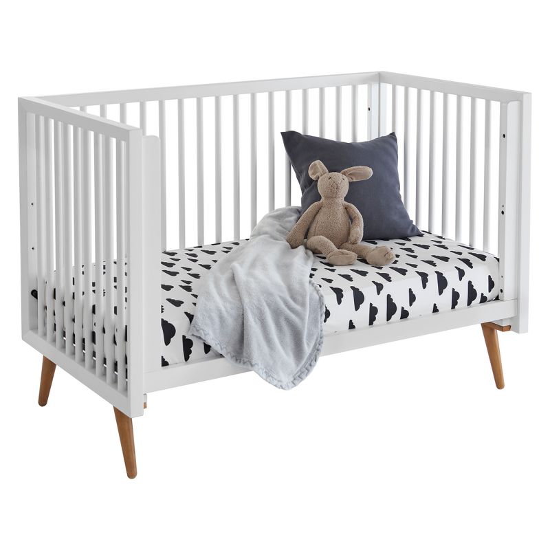 Kolcraft Roscoe 3-in-1 Convertible Crib - White