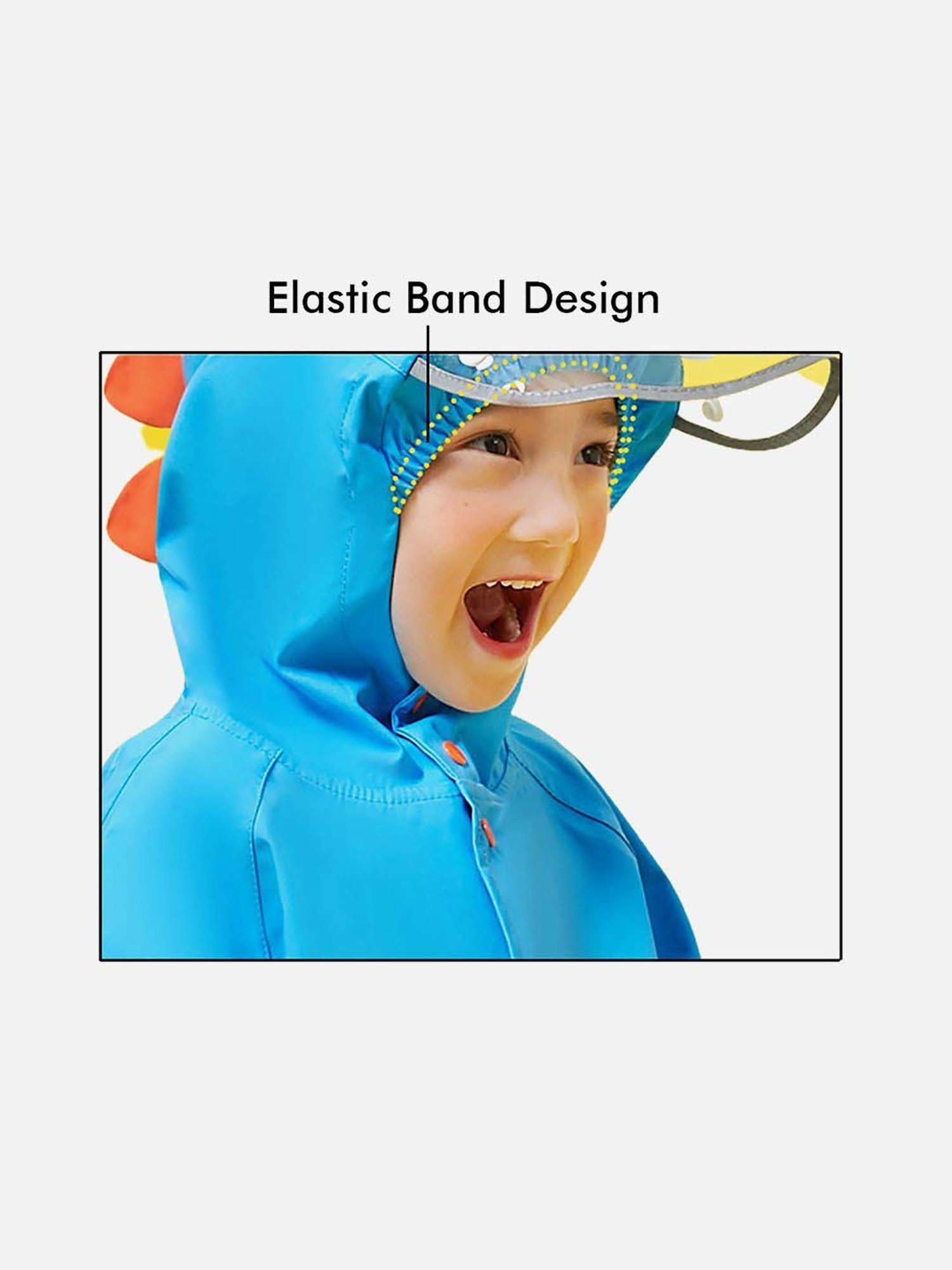 Little Surprise Box Kids Pink Printed Full Sleeves Raincoat