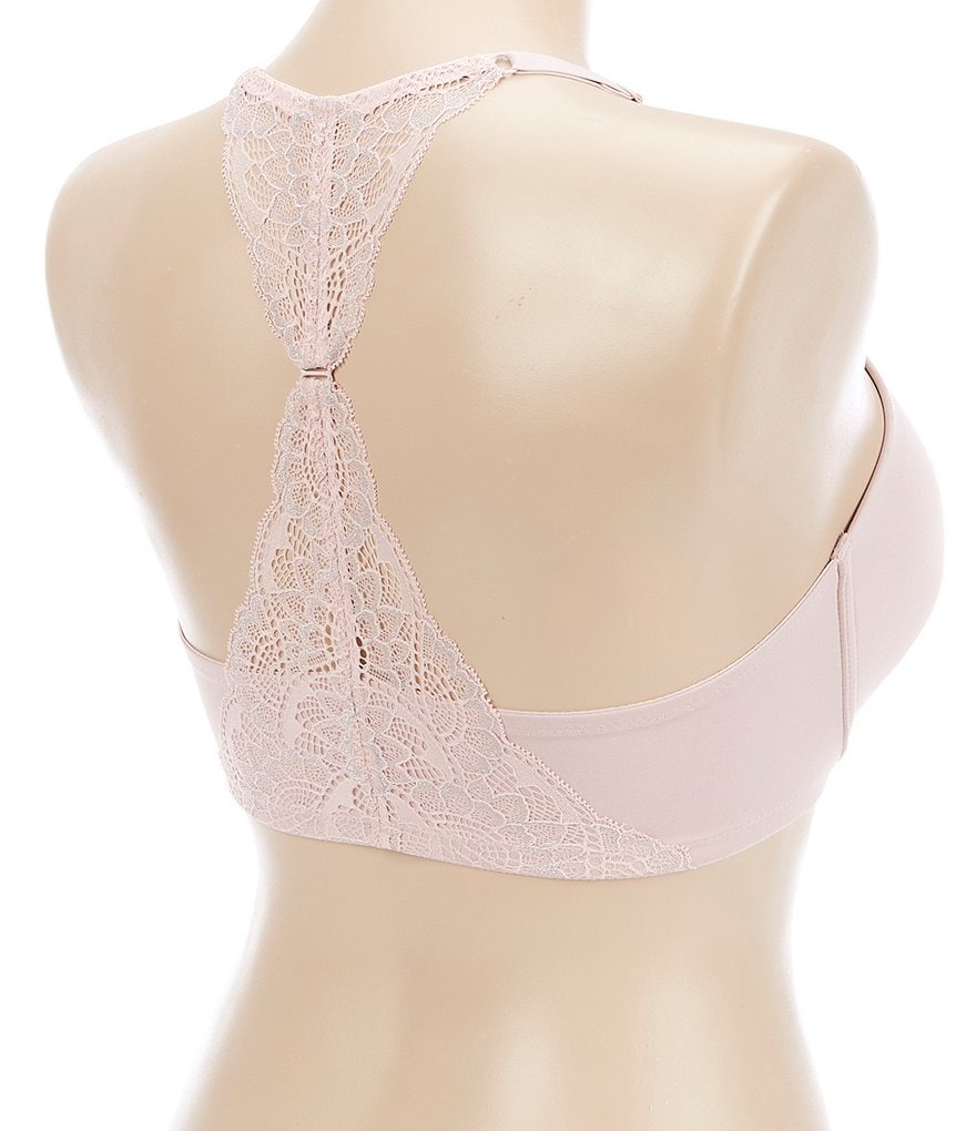 Modern Movement Lace Racerback Full-Busted Contour Underwire Bra