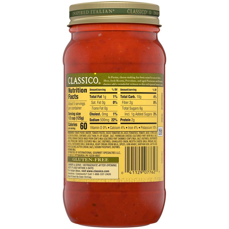 Classico Four Cheese Pasta Sauce 24oz