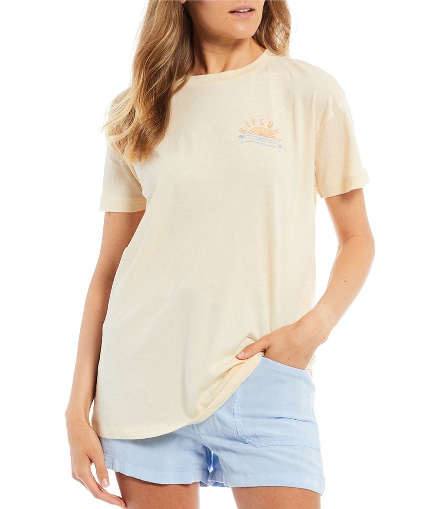 Rip Curl Short-Sleeve Sunset Sessions Oversized Tee