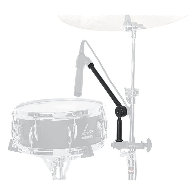 Adjustable Angled Mini Boom Arm with Interlocking Design 9 Inch Boom Arm GFWMICCLMPBM9