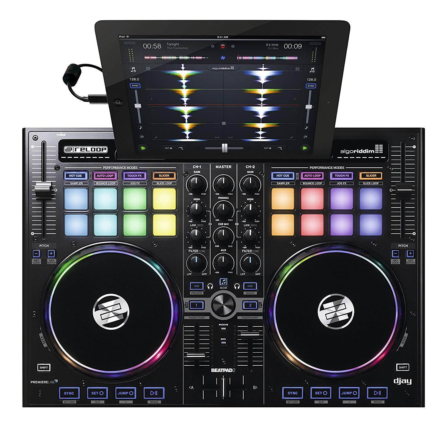 Reloop BeatPad 2-Channel DJ MIDI Controller for iPad, Mac/PC & Android Platform