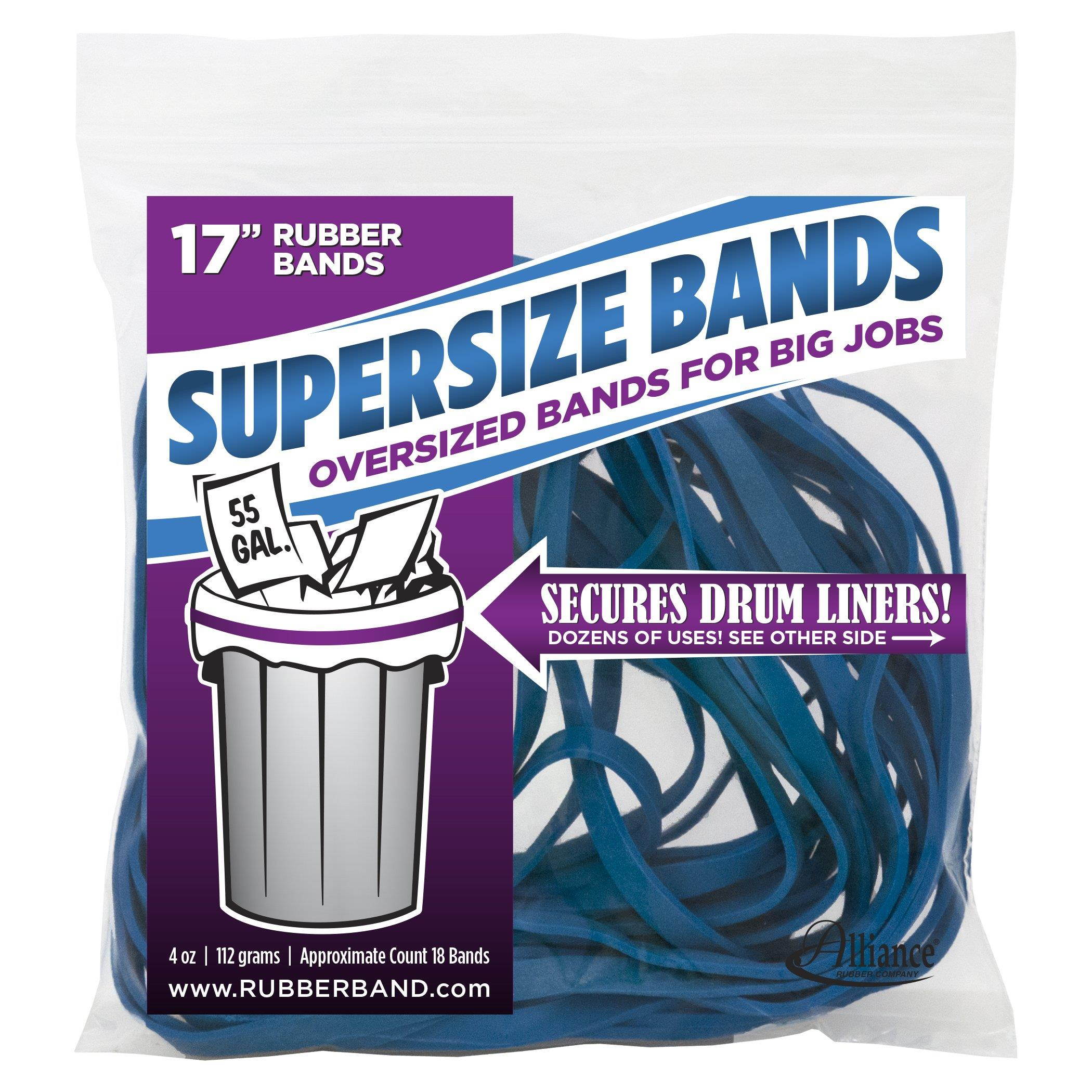 Rubber Bands Supersize Alliance 17" 12/BG Blue 08995