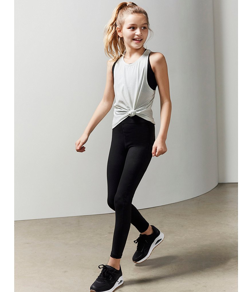 GB Girls Big Girls 7-16 Side Pocket Ankle Leggings