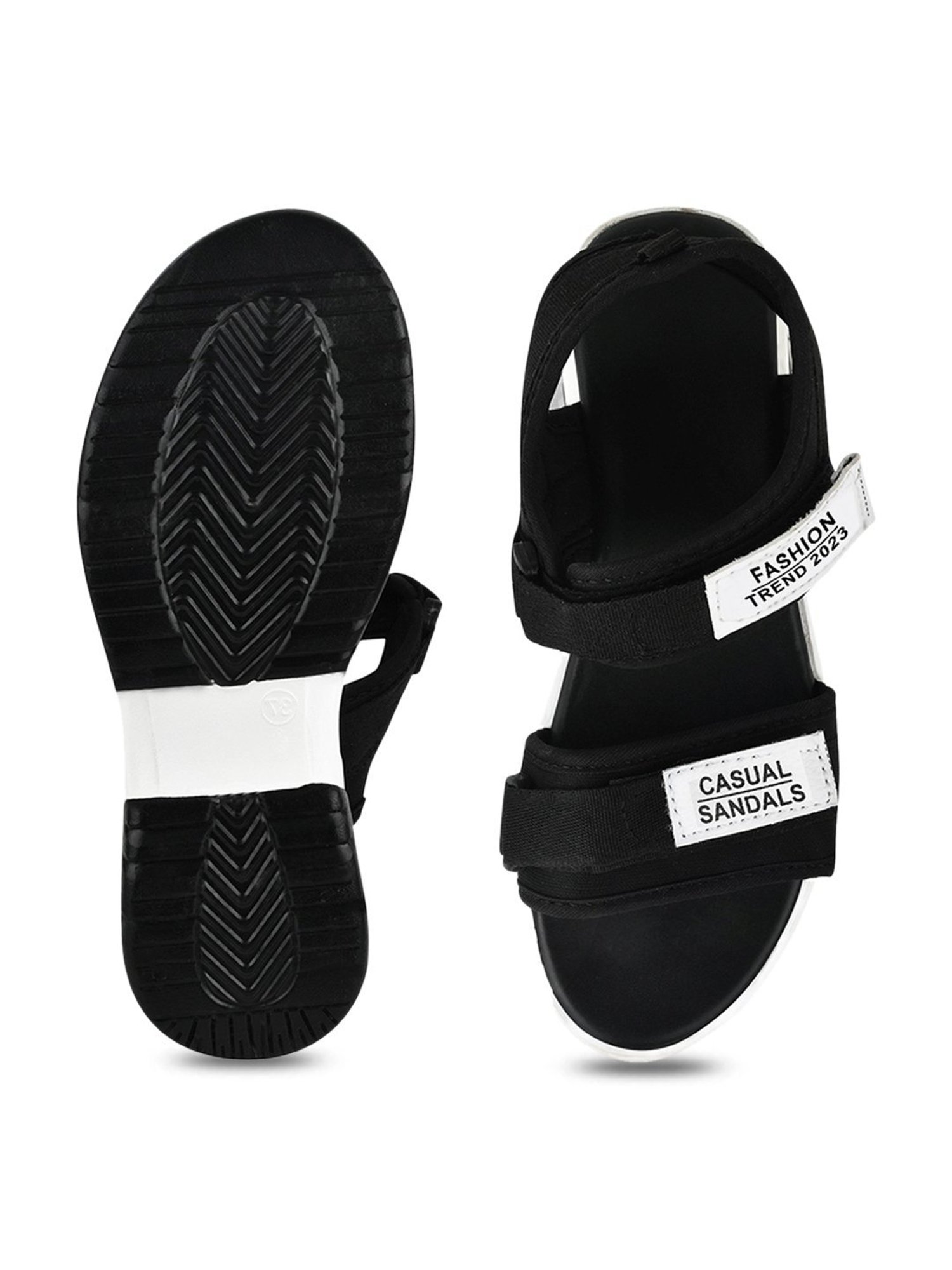 Shoetopia Women's Black Floater Wedges