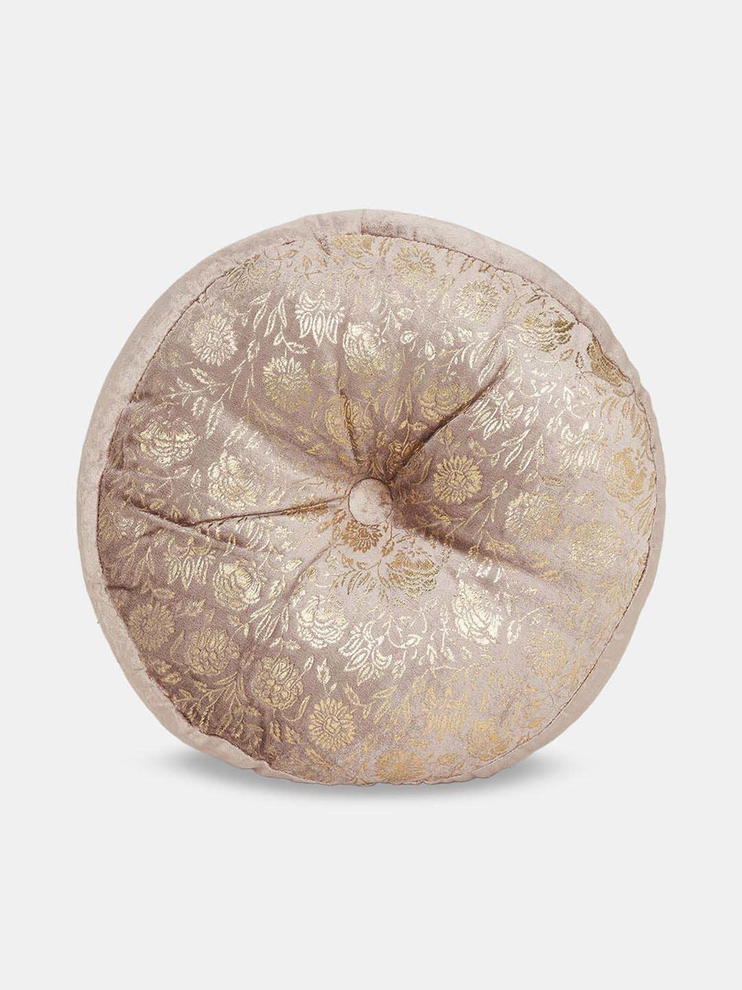 Living Scapes by Pantaloons Beige Fabric Cushion Cover