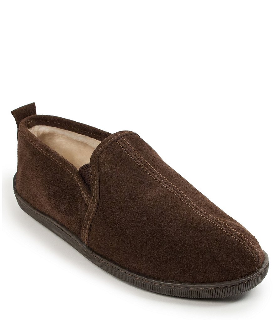 Minnetonka Men's Suede Romeo Slipper