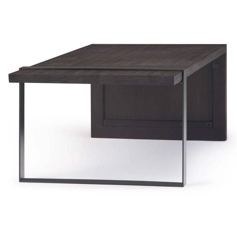 50" Franz Coffee Table Distressed Dark Brown - WyndenHall