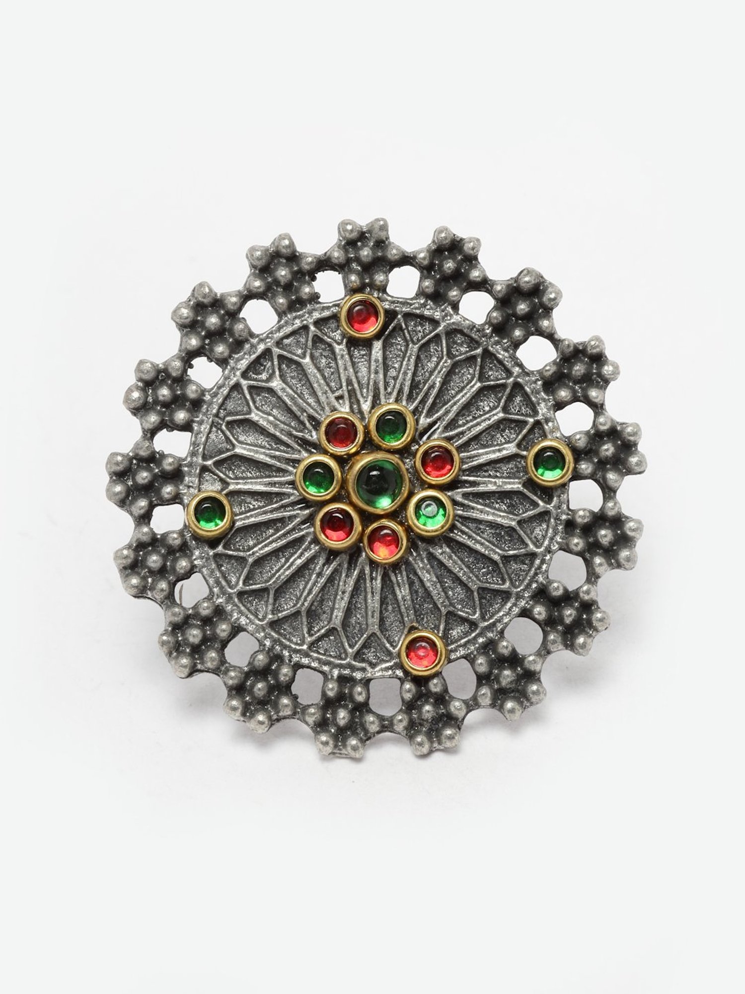 Accessorize London Women's Jewel Embellished Rings Set Of Three White