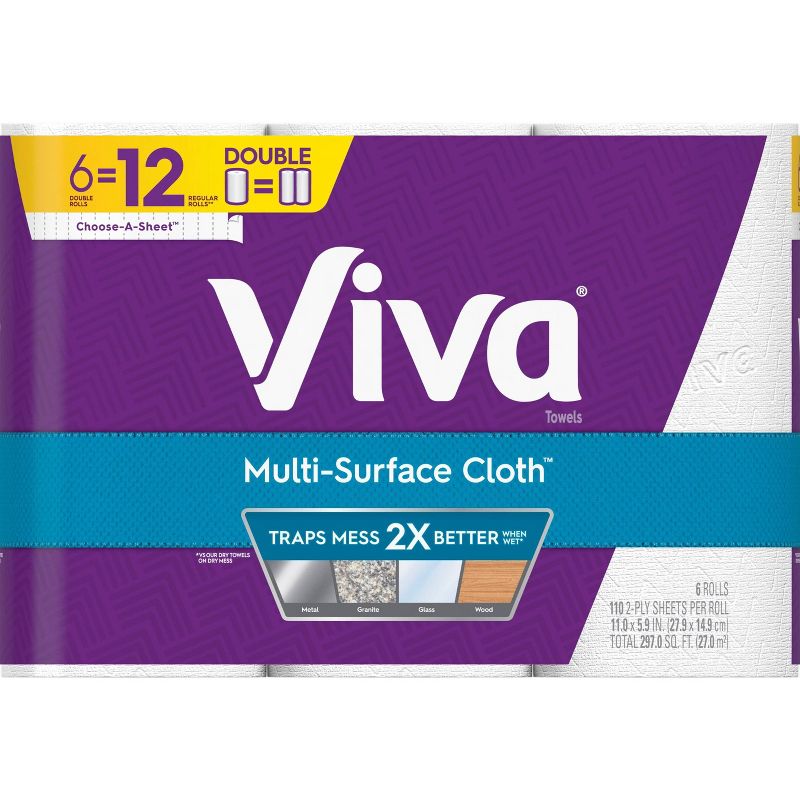 Viva Multi-Surface Paper Towels - 6pk