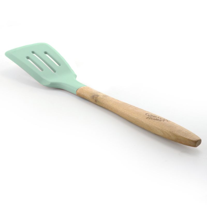 Gibson Home 7 Piece Plaza Cafe Cookware Set, Sky Blue