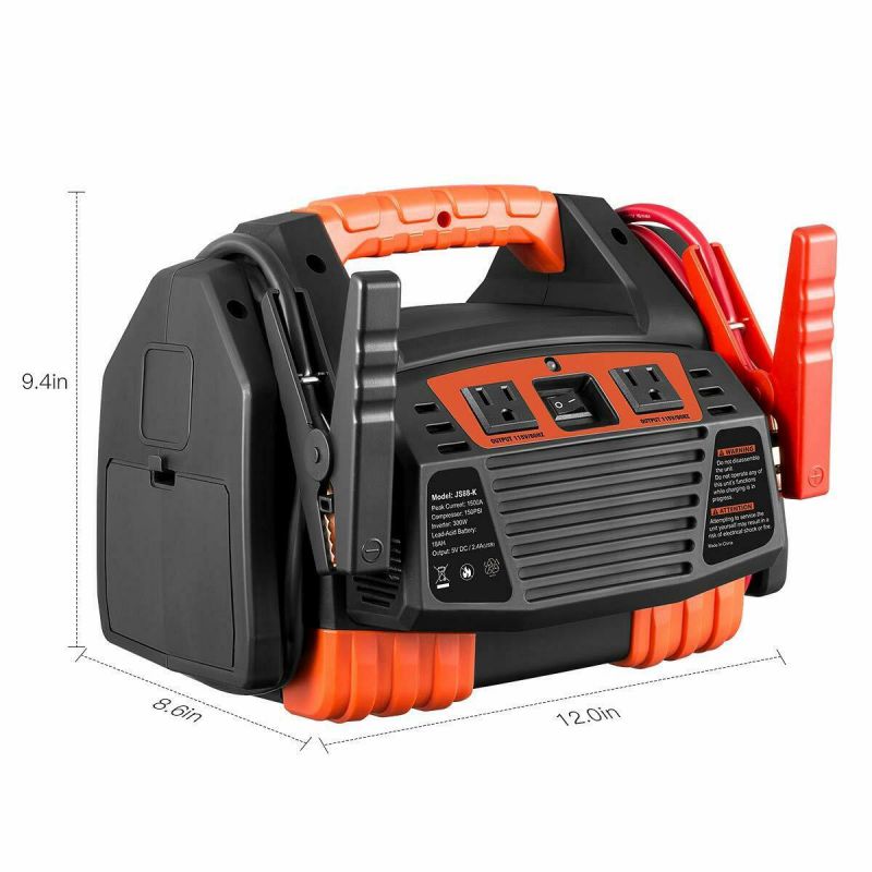 Power Ston Jump Starter 1500 Peak/750 Instant Amps and 300W inverter