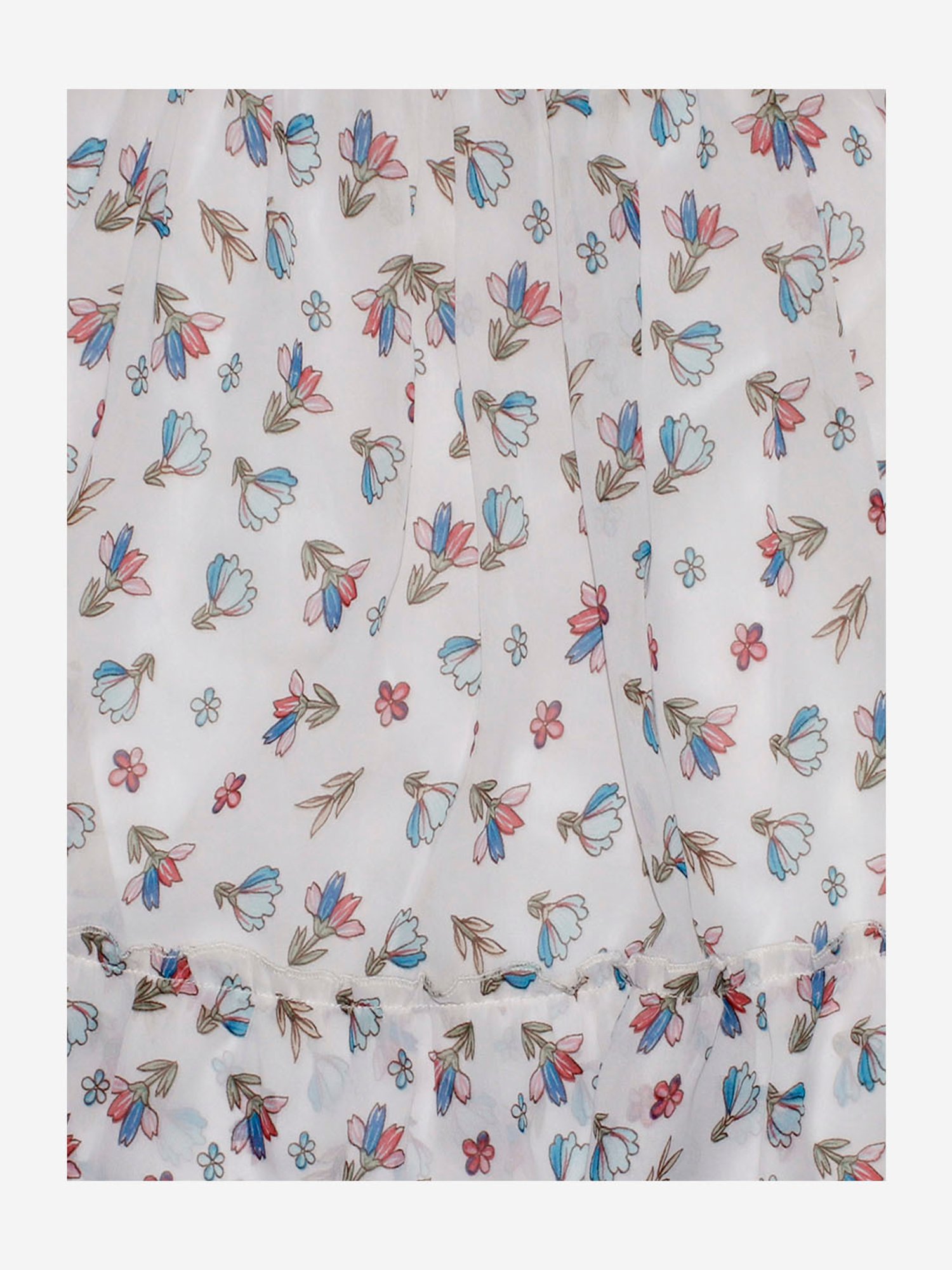 Angel & Rocket Kids Pink Floral Print Skirt