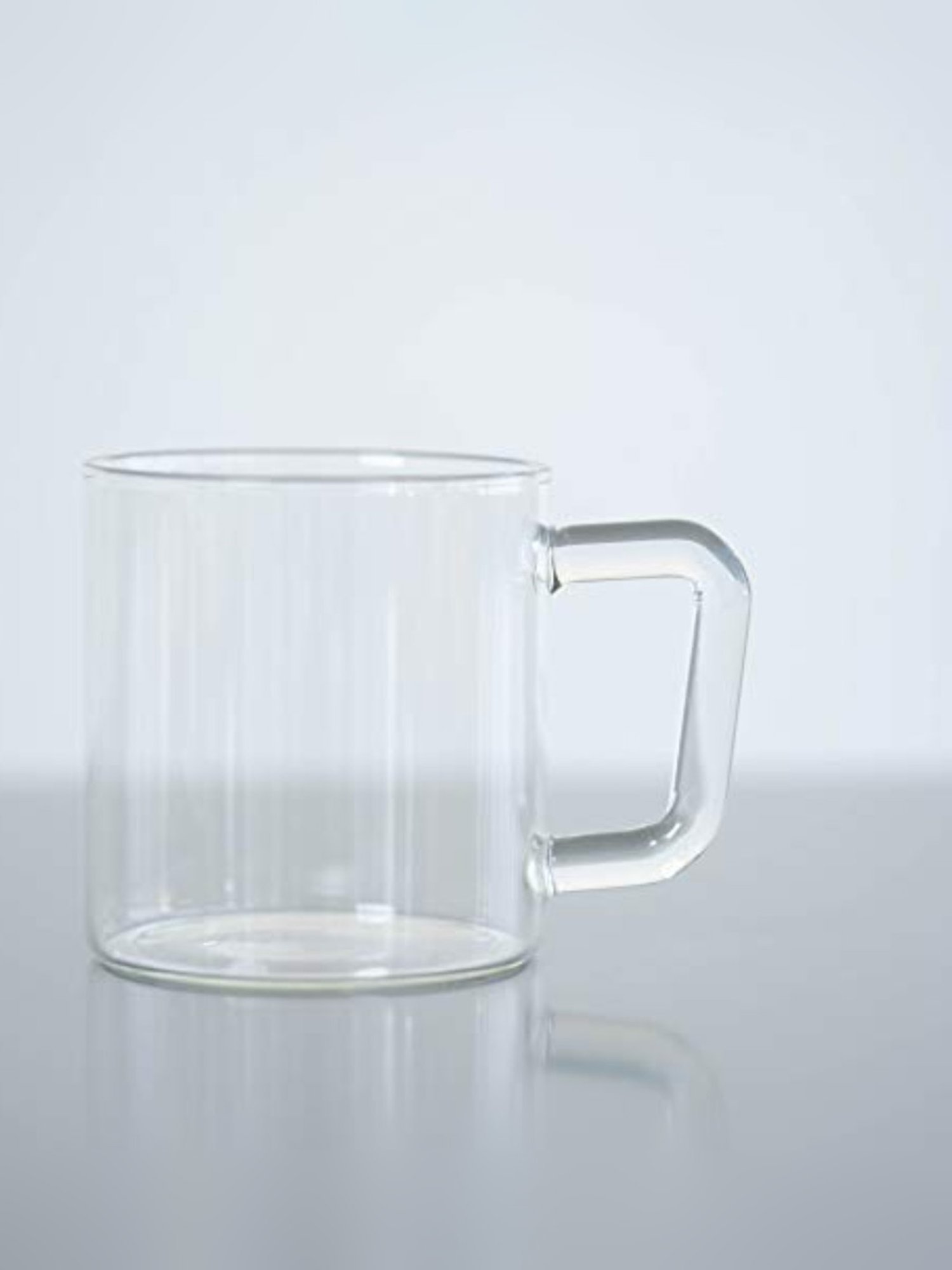 Borosil Transparent Glass Tea & Coffee Mug - Set of 4 (305 ml)