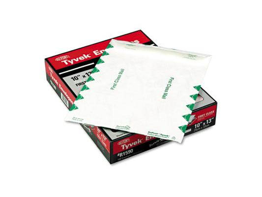 Survivor Tyvek USPS First Class Mailer 10 x 13 White 100/Box R1590