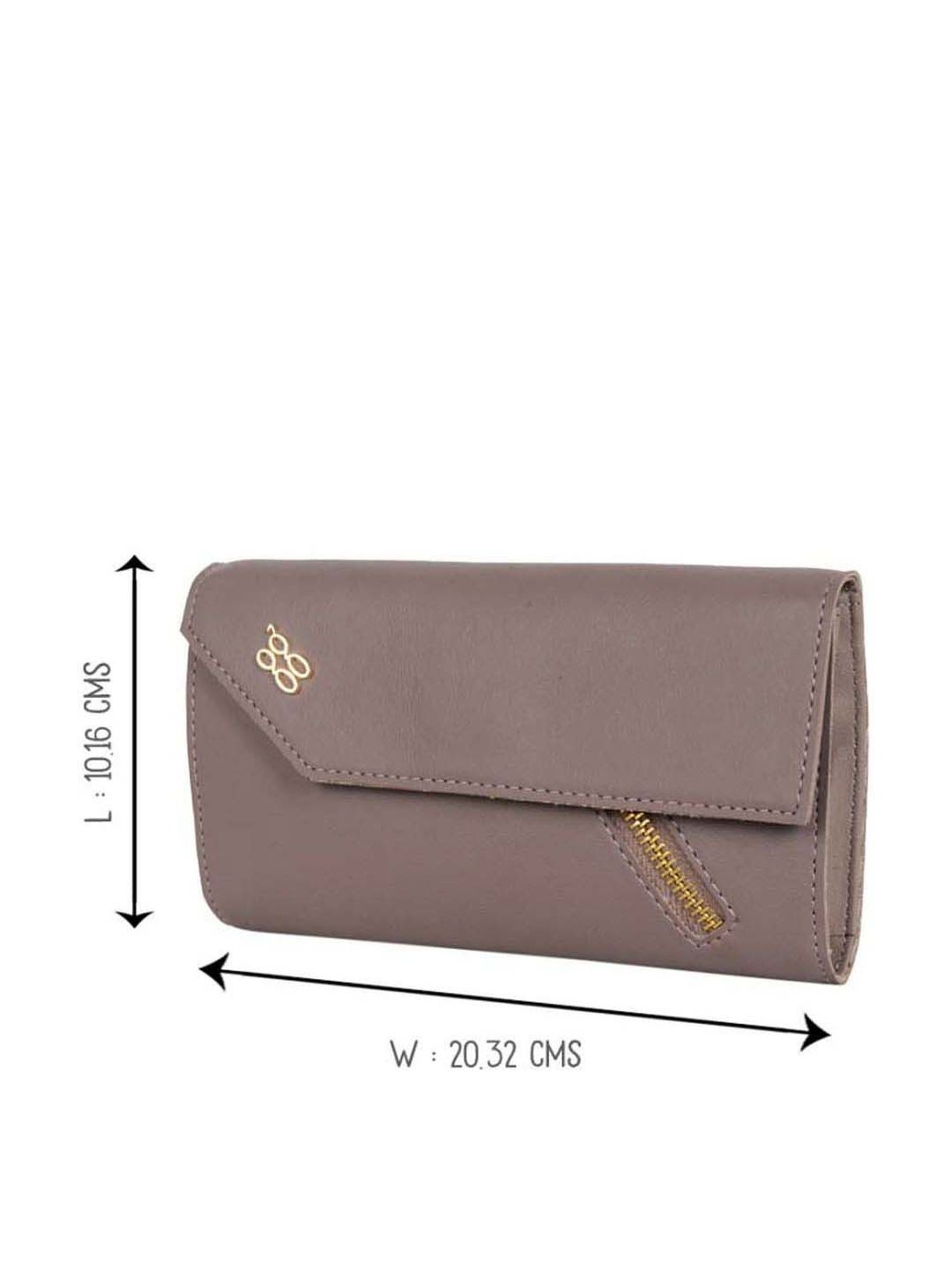 Baggit Purple Solid Wallet for Women