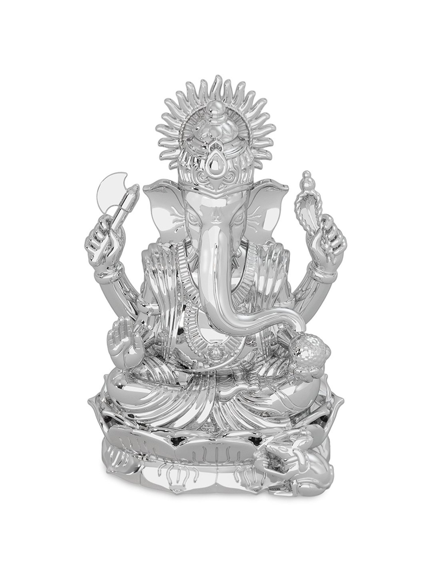 Sri Jagdamba Pearls 0.8 Silver Vishnu Idol