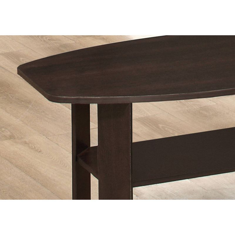 3pc Table Set Dark Cappuccino - EveryRoom