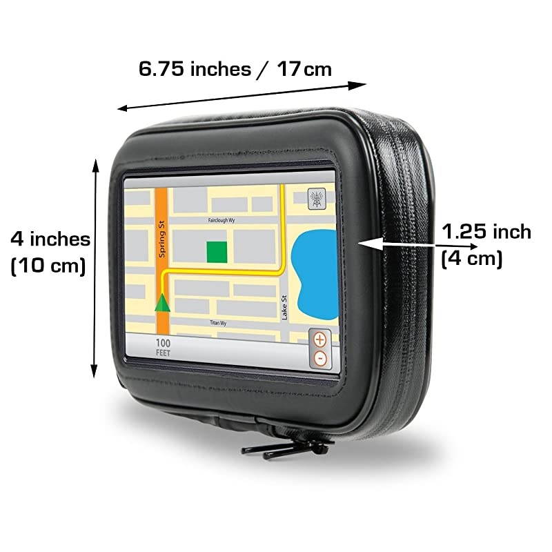 Swivel Smartphone Bike Motorcycle Handlebar Mount w/Detachable Water Resistant 3D Touch Enable Case for iPhone 12 11 Pro XR XS MAX Galaxy S20 S21 Note 5G (Fits Pole/bar up to 1.4 inch