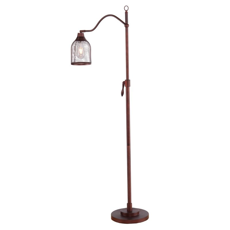 58" Rhiannon Floor Lamp Brushed Bronze (Includes CFL Light Bulb) - Aiden Lane