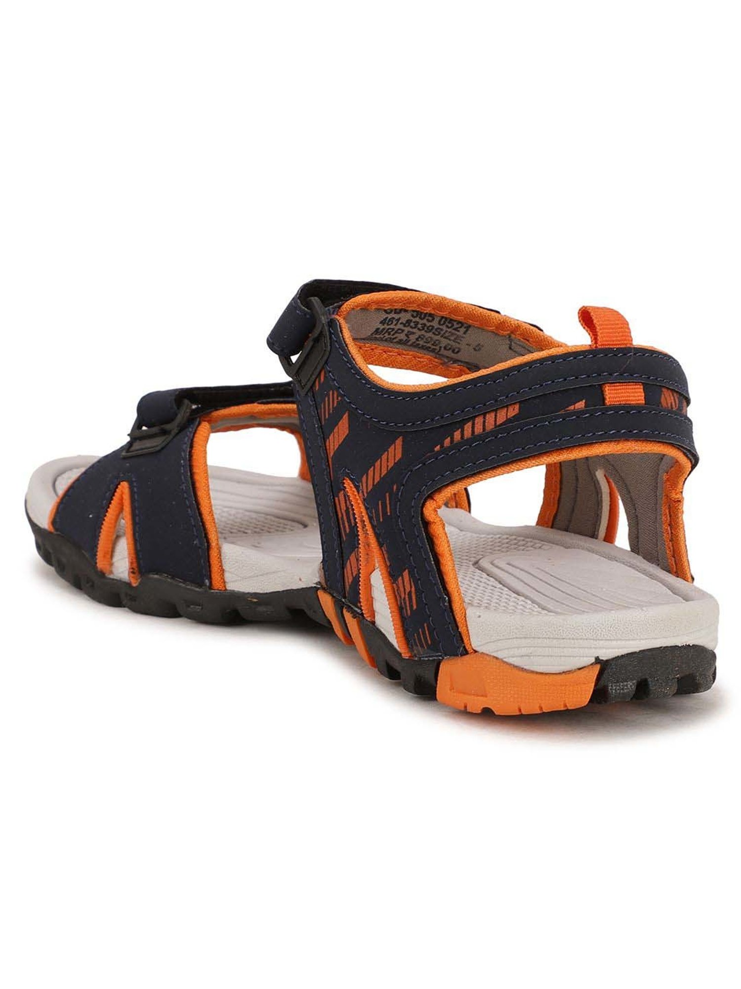 Bata Kids Blue & Orange Floater Sandals