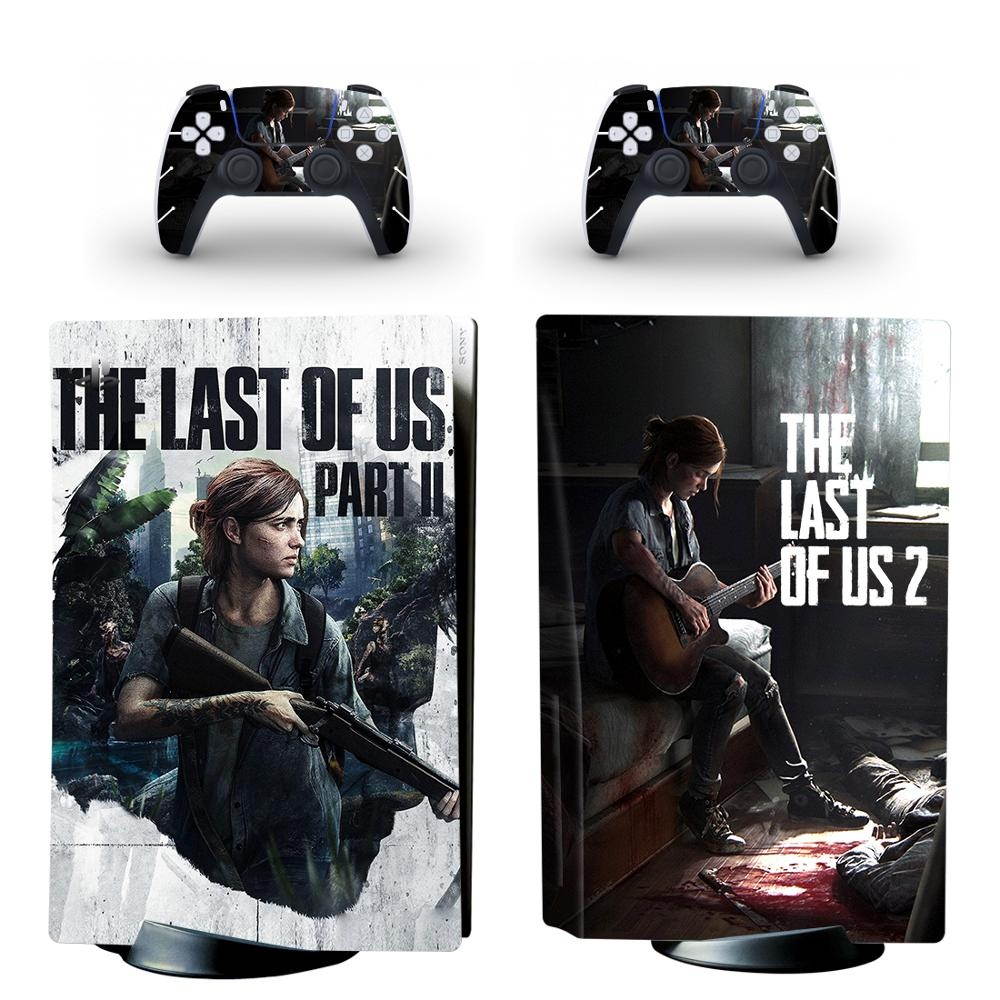 The Last of Us PS5 Standard Disc Edition Skin Sticker Decal Cover for PlayStation 5 Console and 2 Controllers PS5 Skin Sticker