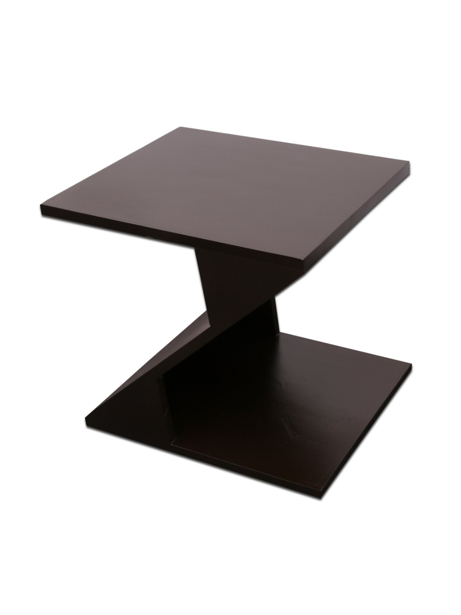 Ikiriya Berlin Dark Brown Wood Bedside End Table