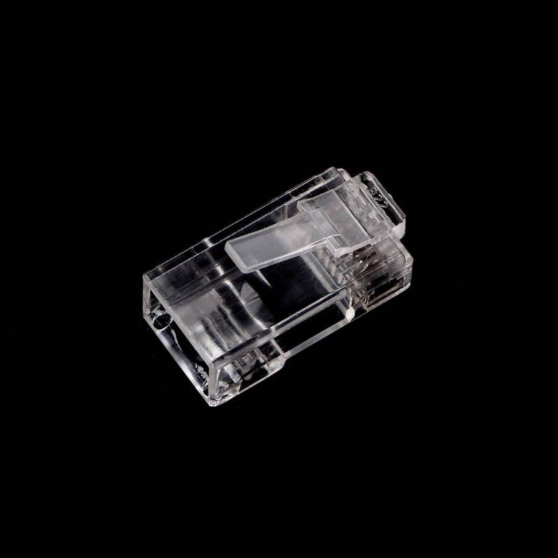 Lejiahong 100Pcs RJ45 CAT6 8-Pin Modular Plugs UTP Unshielded Version With Loading Bar