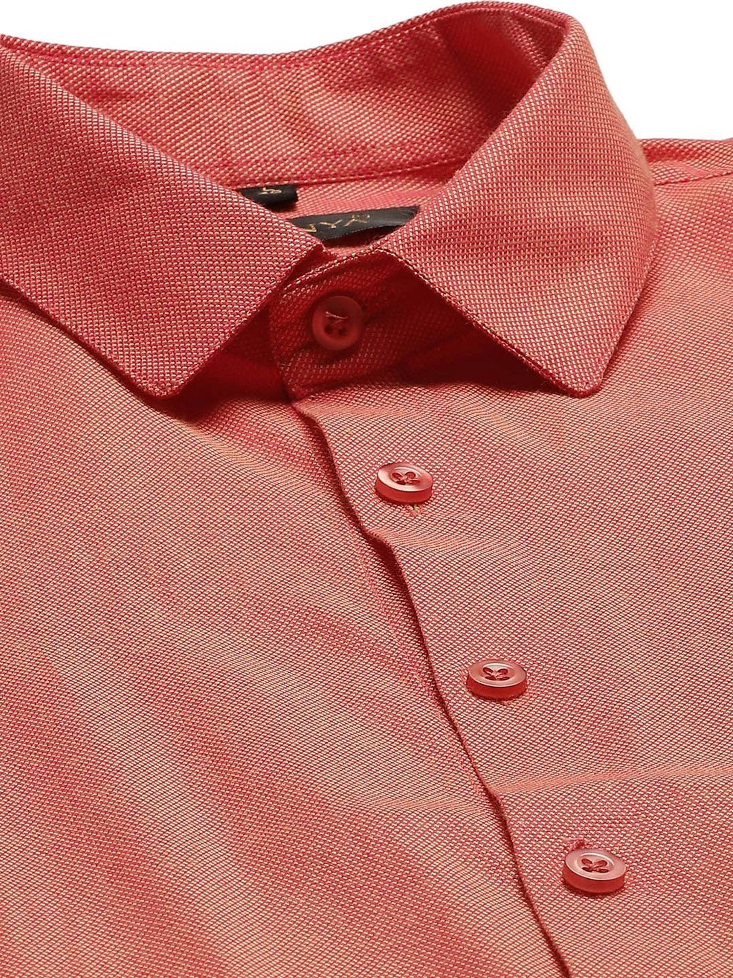 Sojanya Coral Cotton Regular Fit Self Pattern Shirt
