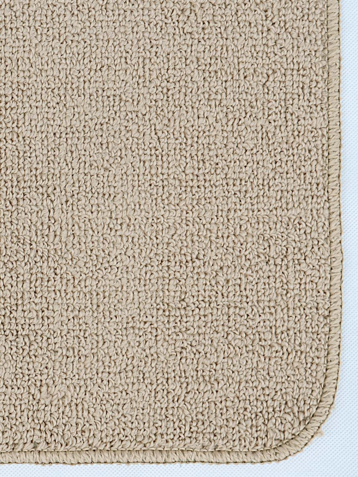 Saral Home Ivory Polypropylene Anti-Slip Runner - Set of 1