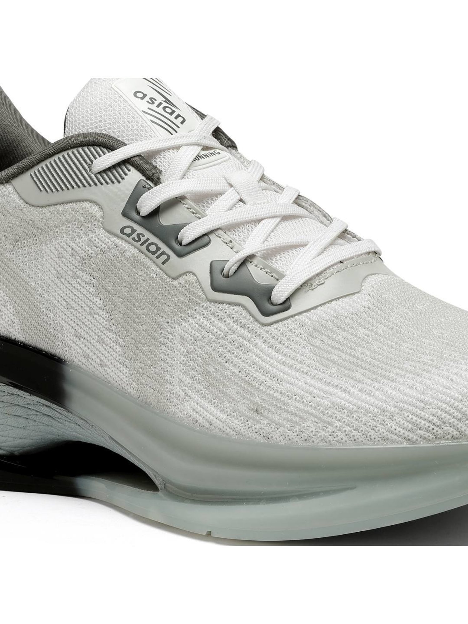 Asian Men's Grey Running Shoes