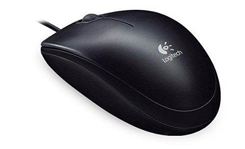 Logitech M100R Wired Usb Mouse Dark Black