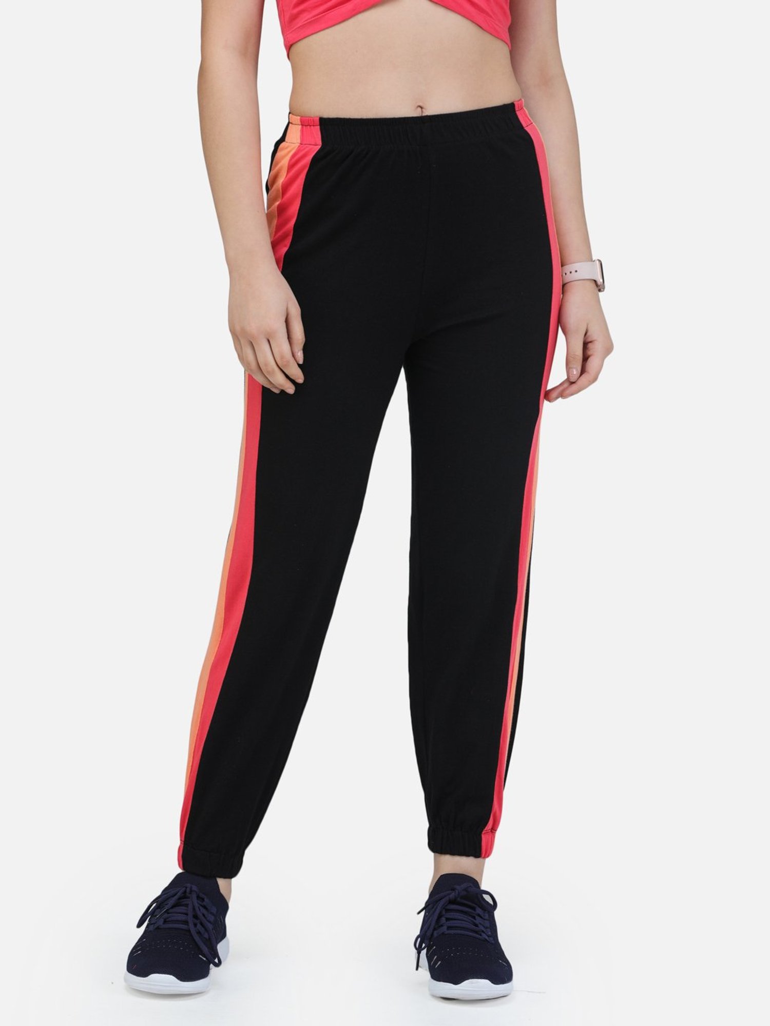 Scorpius Black Regular Fit Trackpants