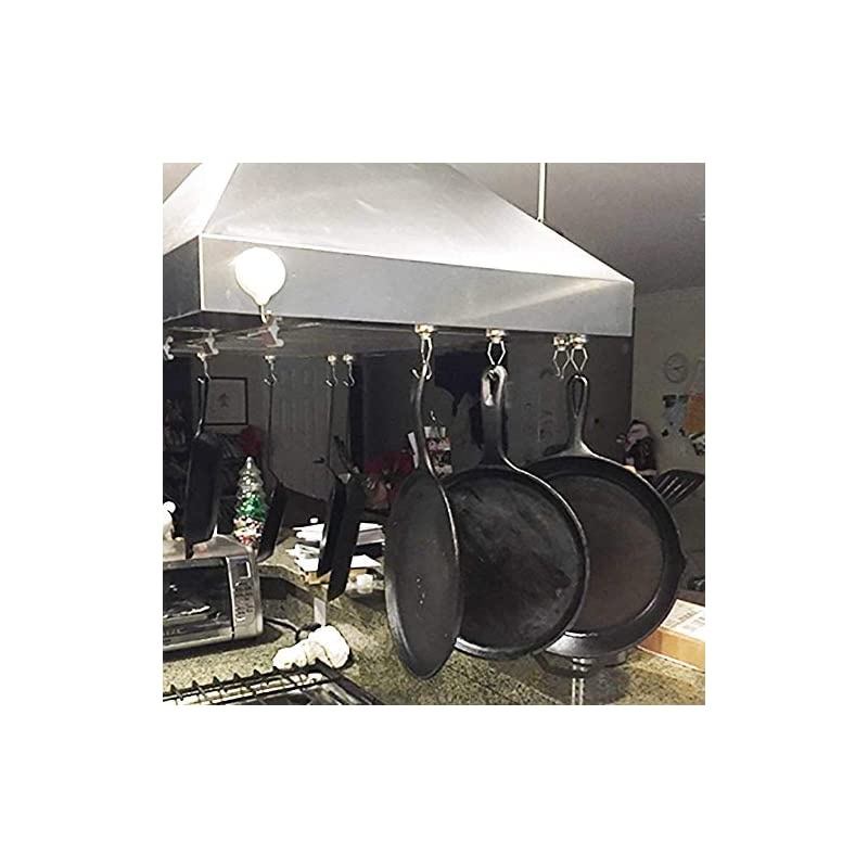 60LBS Swivel Swing Magnetic Hooks, Neodymium Magnet Hooks - Great for Your Refrigerator and Other Magnetic Surfaces 67.5mm(2.66in) in Length - Pack of 8