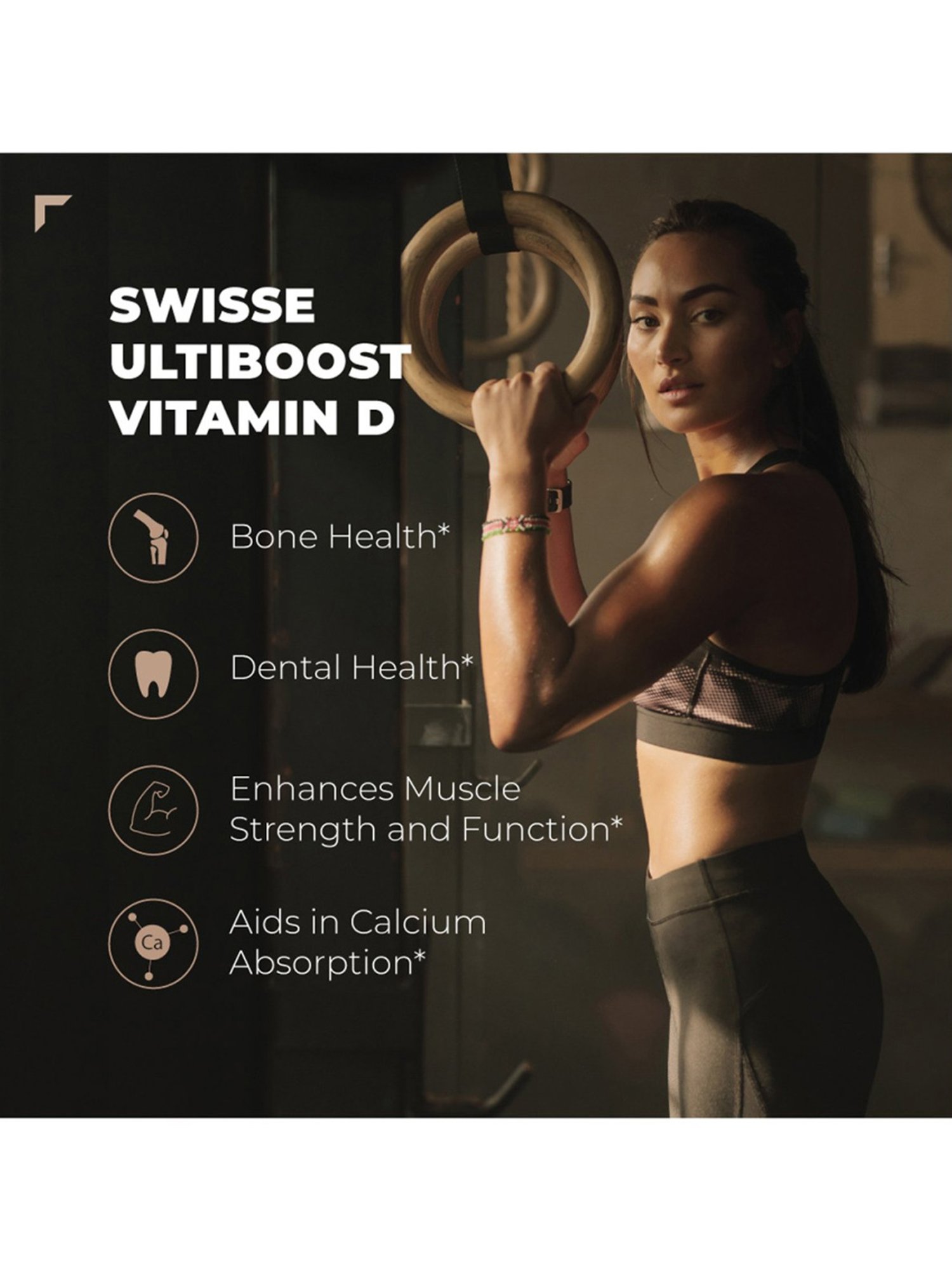 Swisse Ultiboost Vitamin D3 Supplement for Immunity - 90 Tablets