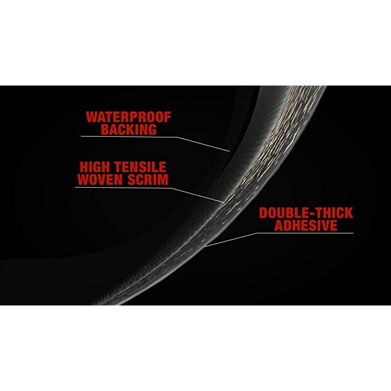 Ferociously Strong Tape, Duct Tape with UV Resistant & Waterproof Backing for Wood Brick Concrete and More, 30 yd x 2.83", Gunmetal Gray, 1-Roll (241358)