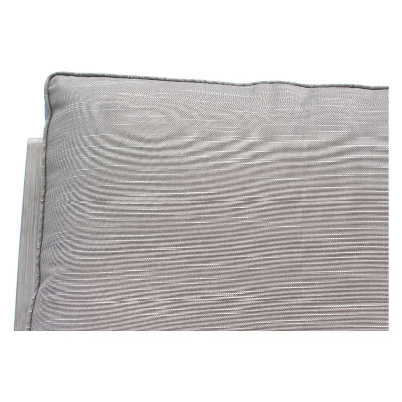 Torino Aluminum Outdoor Double Glider Loveseat - Camel - Courtyard Casual