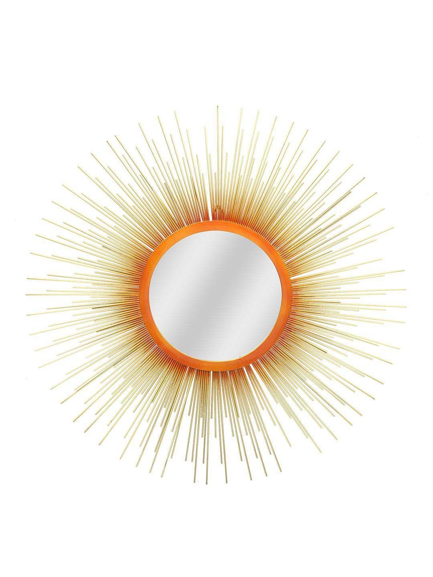 Aapno Rajasthan Multicolor Metal Majestic Sun Mirror